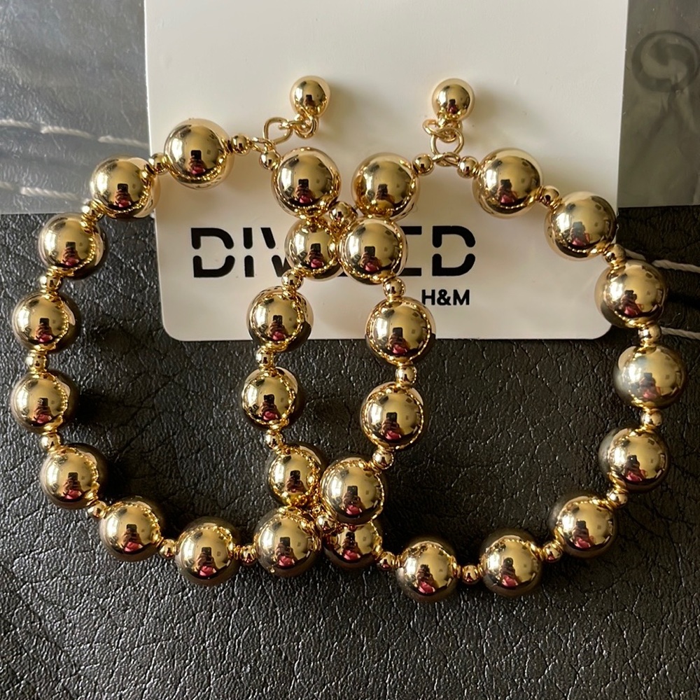 H&M gold hoop earrings